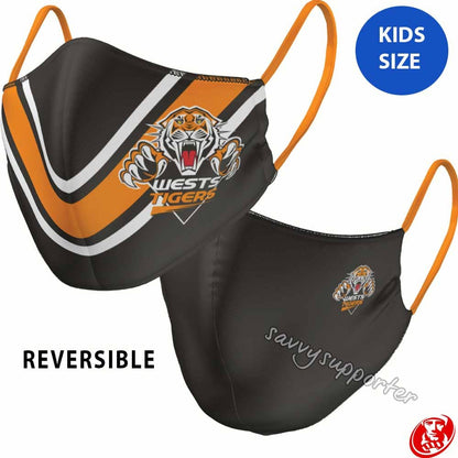 Wests Tigers NRL Reversible Face Mask