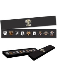 Wests Tigers Evolution NRL Logo Pin Set