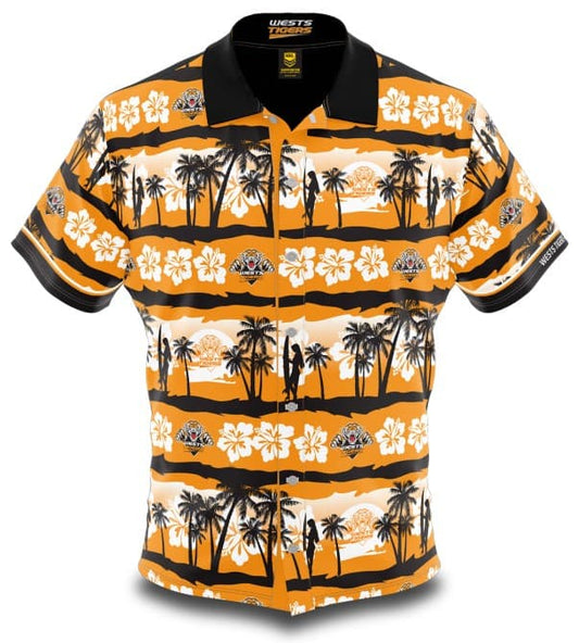Wests Tigers NRL Mens Hawaiian Shirt