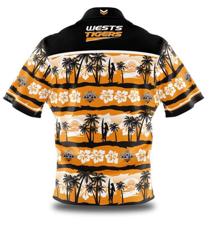 Wests Tigers NRL Mens Hawaiian Shirt