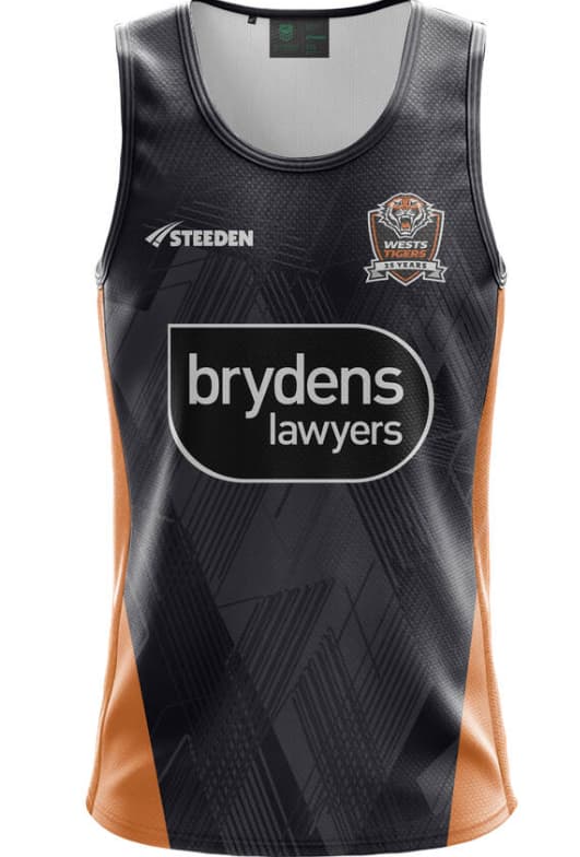 Wests Tigers 2024 NRL Mens Training Singlet