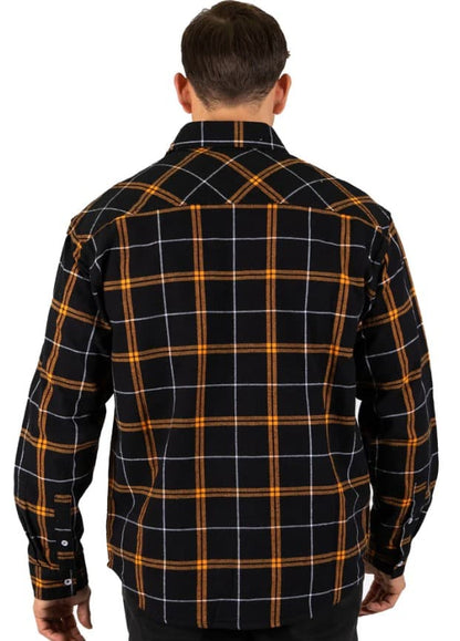 Wests Tigers NRL Mens Mustang Flannel Shirt
