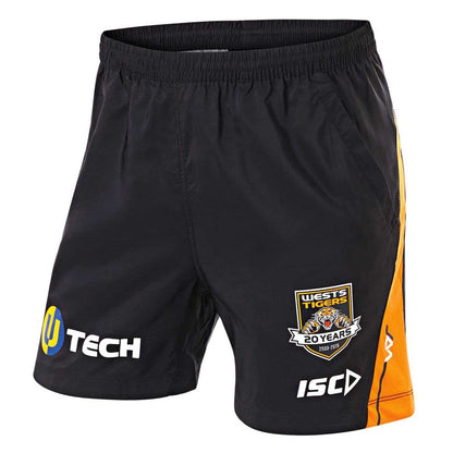 Wests Tigers ISC NRL Mens Training Shorts
