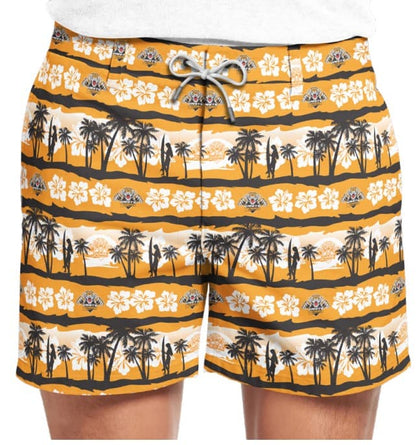 Wests Tigers NRL Mens Hawaiian Shorts