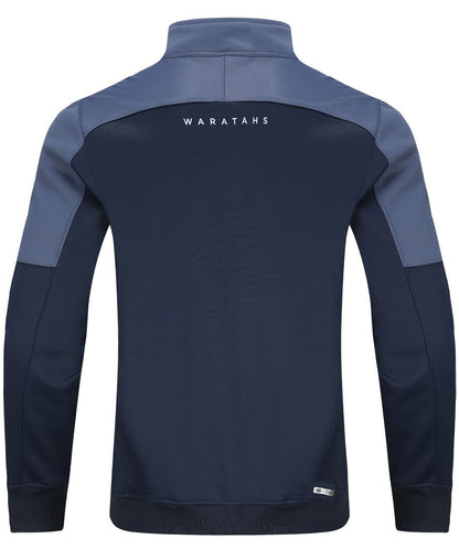 NSW Waratahs 2024 Rugby Union Mens 1/4 Zip Fleece Hoody