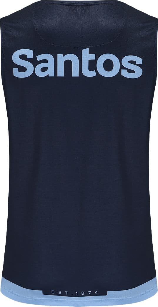 NSW Waratahs 2025 Rugby Union Mens Navy Training Singlet