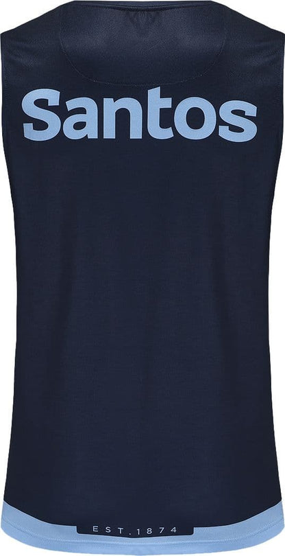 NSW Waratahs 2025 Rugby Union Mens Navy Training Singlet