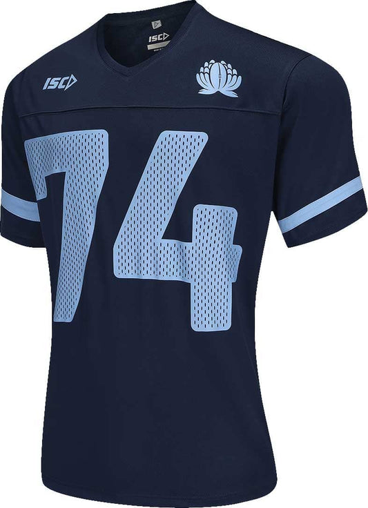 NSW Waratahs 2025 Rugby Union Mens Grid Iron Jersey