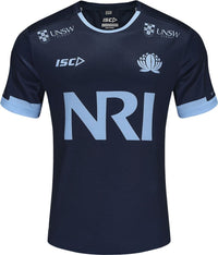 NSW Waratahs 2025 Rugby Union Mens Navy Training Shirt