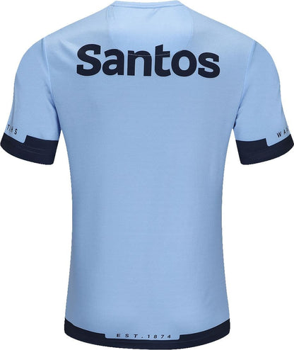 NSW Waratahs 2025 Rugby Union Mens Camb Blue Training Shirt