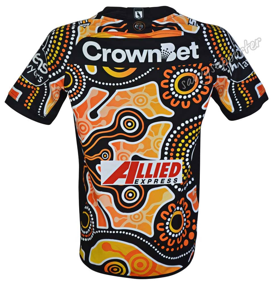 Wests Tigers NRL Mens Indigenous Jersey S & M Only