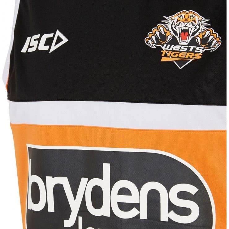Wests Tigers NRL Orange Bottom Training Singlet