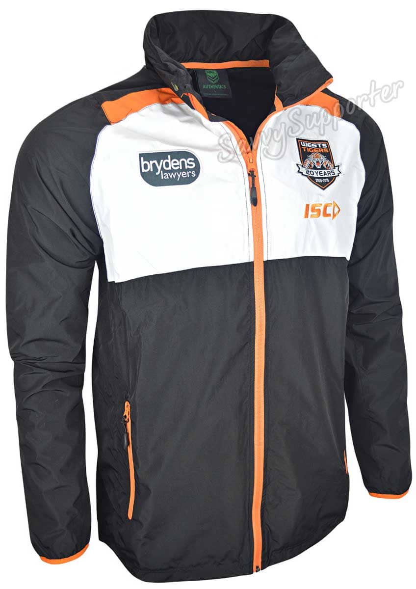 Wests Tigers Mens NRL Wet Weather Jacket