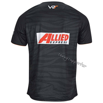 Wests Tigers 2019 NRL Mens Black Training Shirt