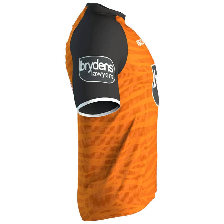 Wests Tigers Mens NRL Orange Training Shirt