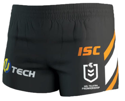 Wests Tigers NRL Mens Player Home Shorts