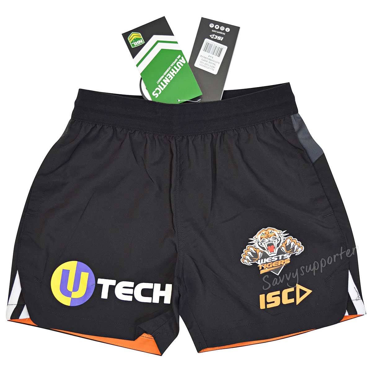 Wests Tigers NRL Kids Training Shorts