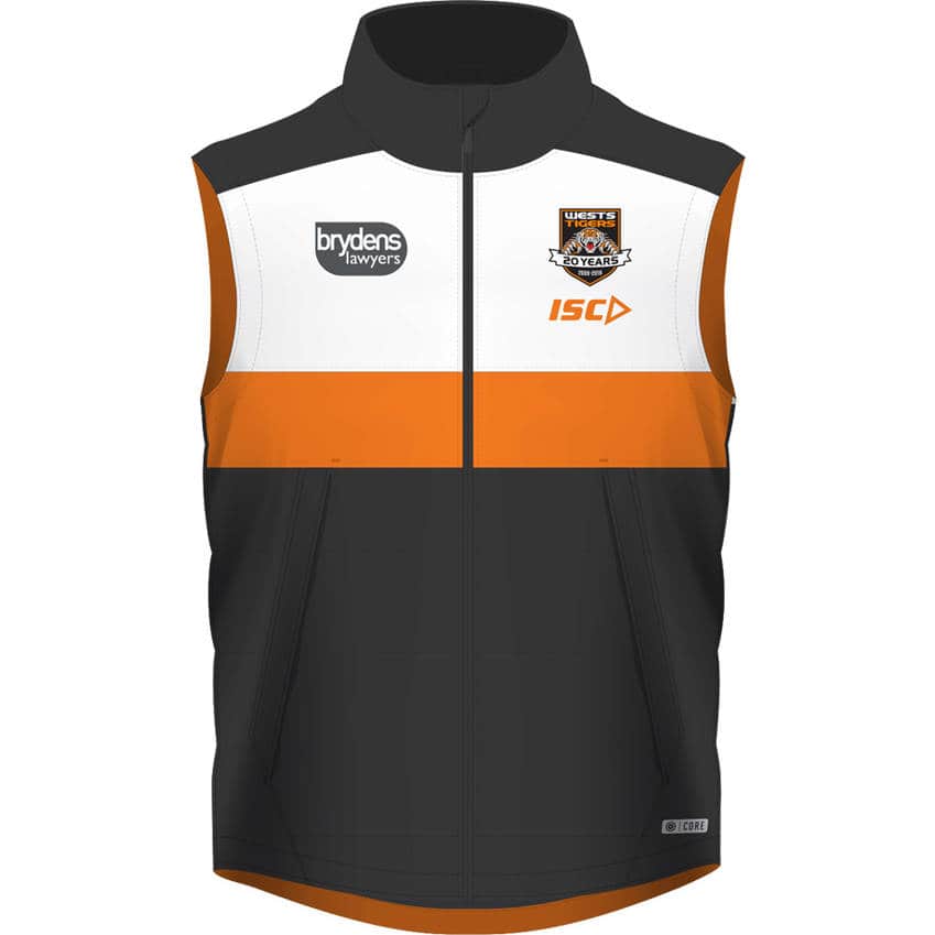 Wests Tigers 2019 NRL Mens Padded Vest