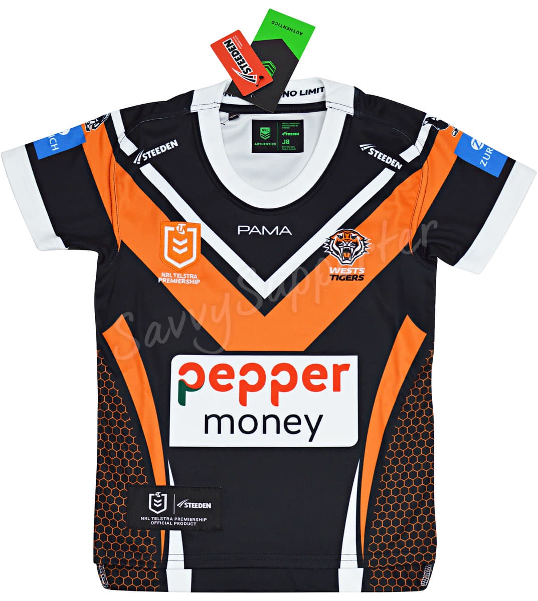 Wests Tigers 2025 NRL Kids Home Jersey