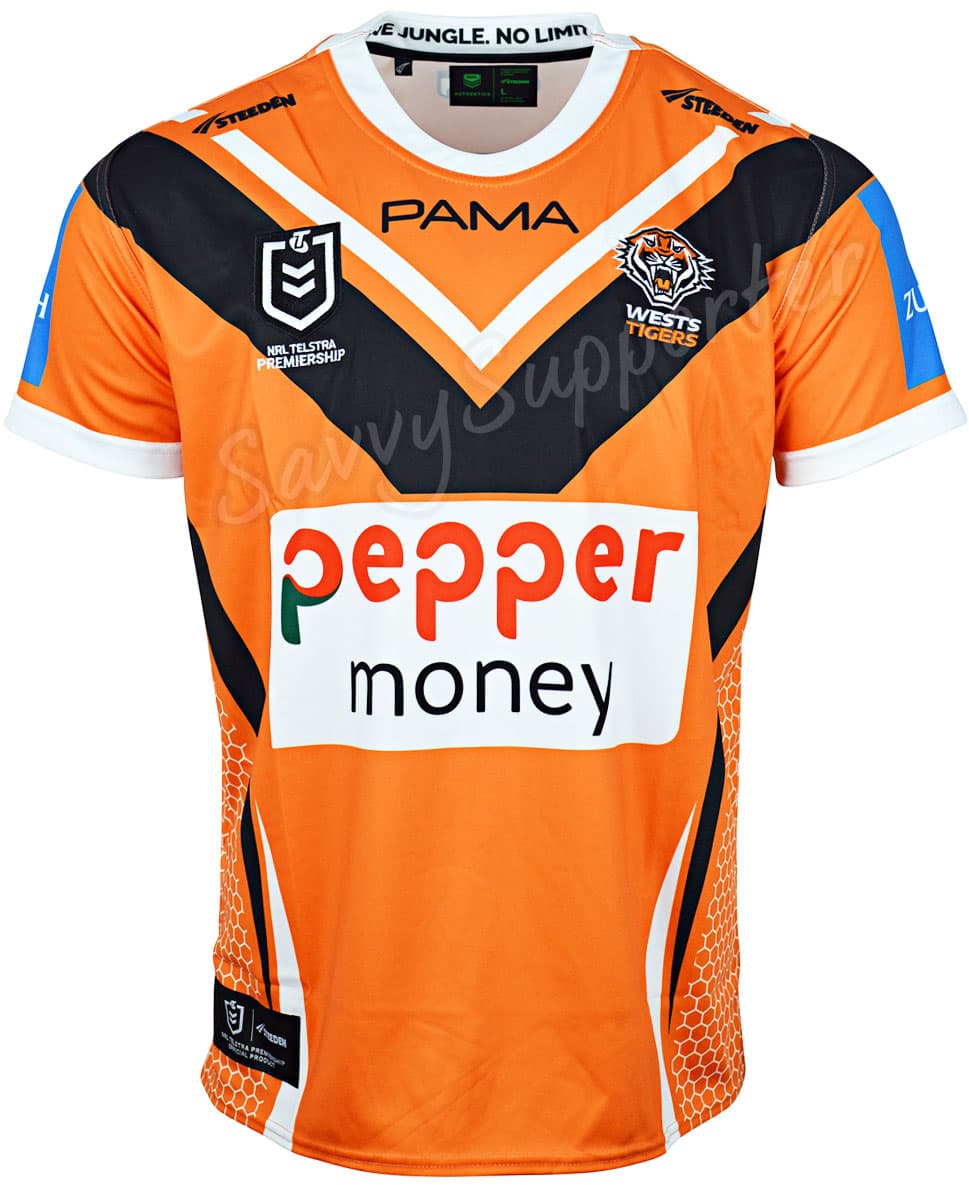 Wests Tigers 2025 NRL Mens Away Jersey