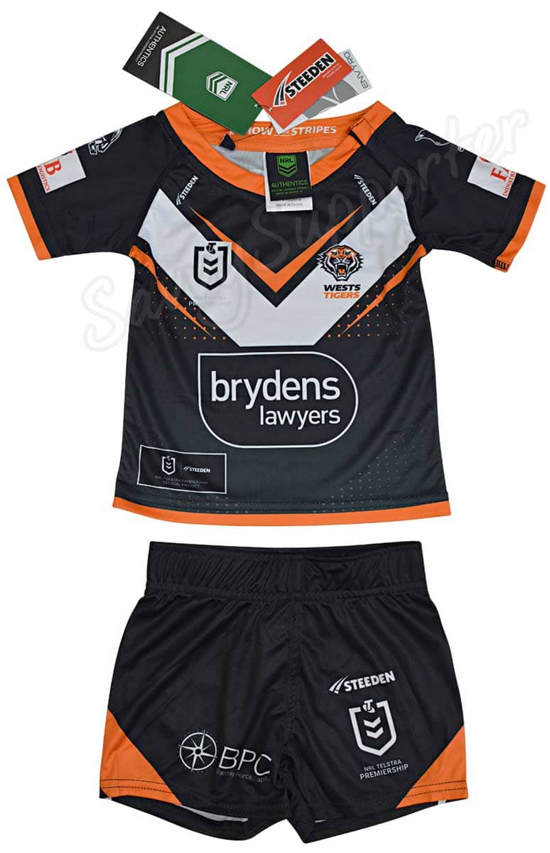 Wests Tigers NRL Toddler Home Jersey Set