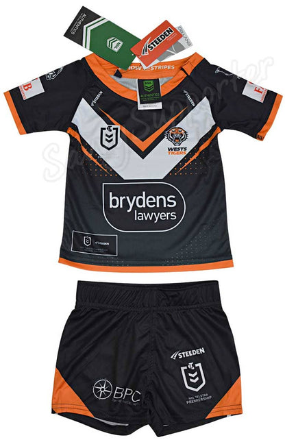 Wests Tigers NRL Toddler Home Jersey Set