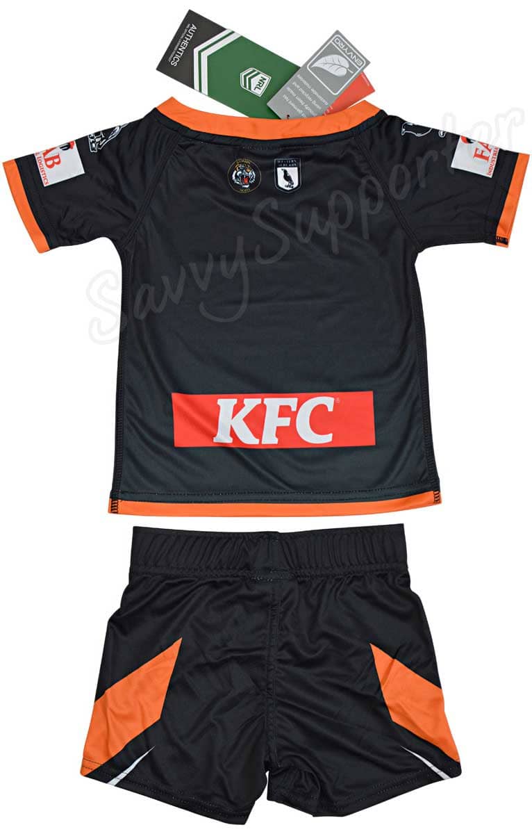 Wests Tigers NRL Toddler Home Jersey Set