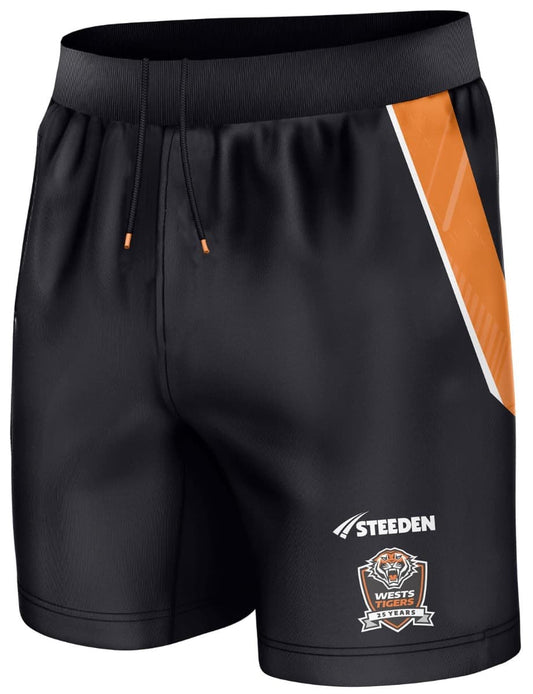 Wests Tigers 2024 NRL Mens Gym Shorts