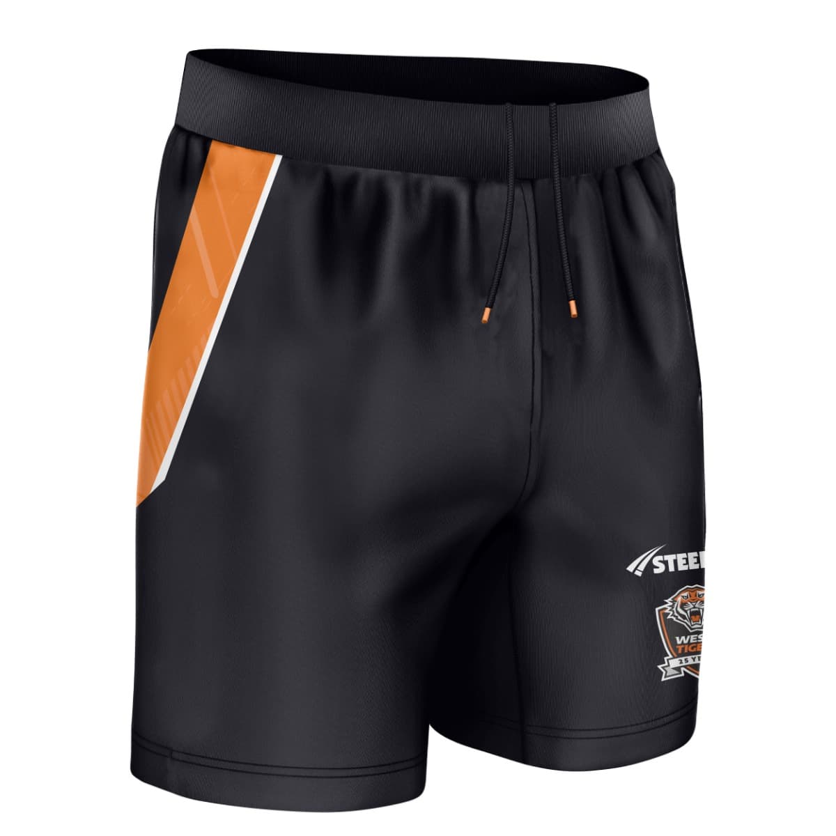 Wests Tigers 2024 NRL Mens Gym Shorts
