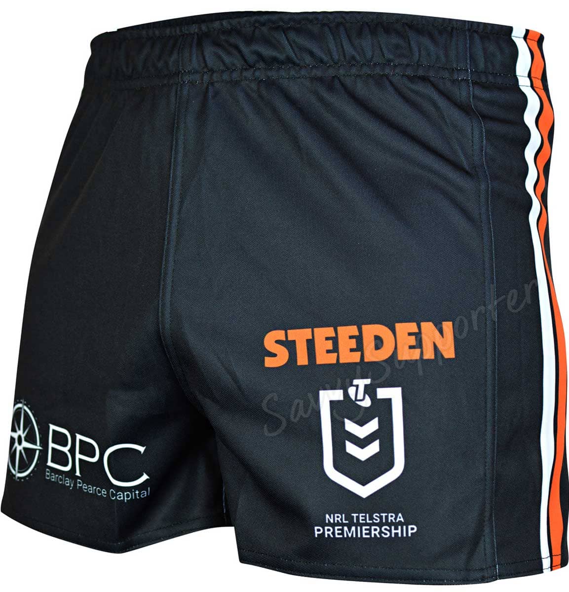 Wests Tigers NRL Mens Playing Shorts