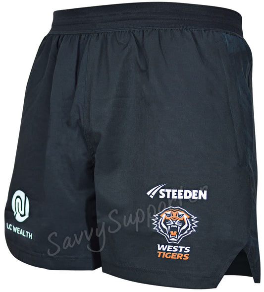 Wests Tigers 2025 NRL Mens Gym Training Shorts