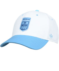 NSW Blues State of Origin White/Sky Blue Two Tone Stadium Cap