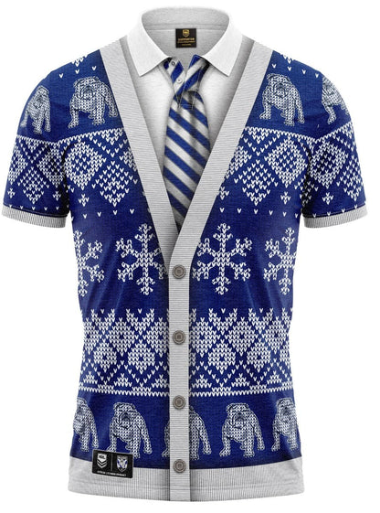 Canterbury Bulldogs NRL Xmas Polo Shirt
