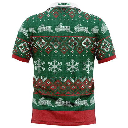 South Sydney Rabbitohs NRL Xmas Polo Shirt