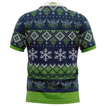 Canberra Raiders NRL Xmas Polo Shirt