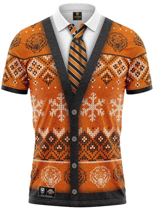 Wests Tigers NRL Xmas Polo Shirt