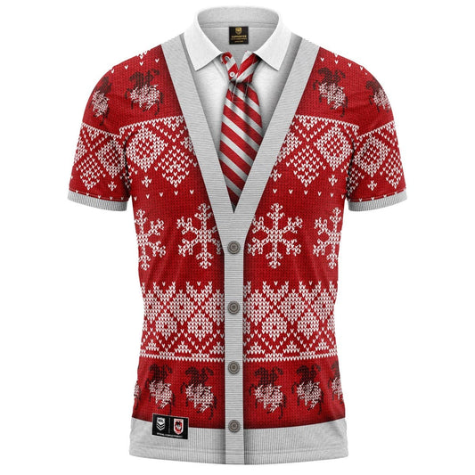 St George Dragons NRL Xmas Polo Shirt