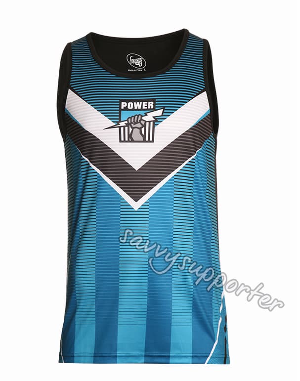 Port Adelaide Power ISC AFL Guernsey 2018 Home Guernsey Size 3XL Aussie Rules 