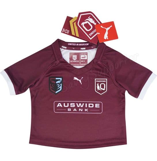 Maroon QLD Maroons State Of Origin Toddler Rugby Jersey