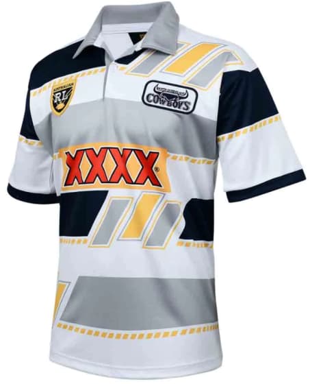 North Queensland Cowboys 1995 NRL Mens Sevens Retro Jersey RETRONQS95 SavvySupporter