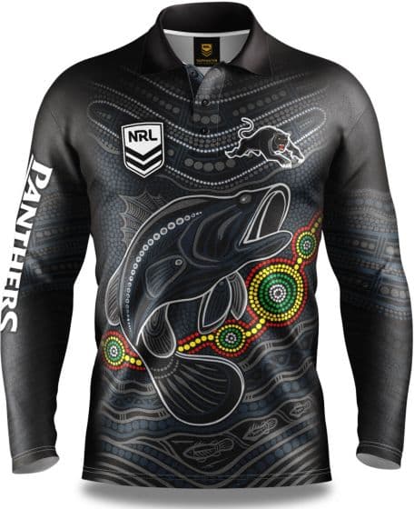 NRL 'Ignition' Fishing Shirt - Penrith Panthers - Youth - Polo