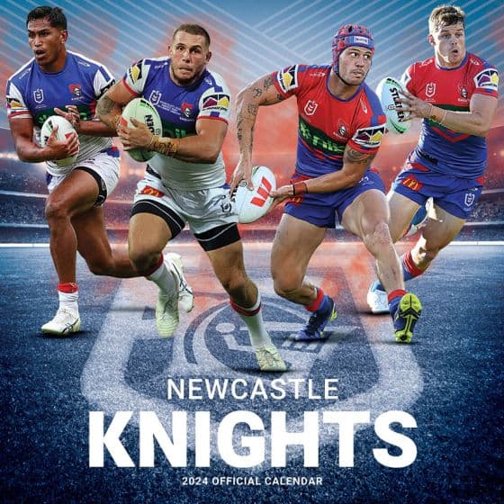 Newcastle Knights 2024 NRL Team Calendar 9780994330598 SavvySupporter