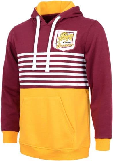 Shop Official Brisbane Broncos NRL Fleece Hoodie Online – My Team Shop