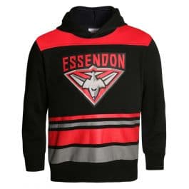 Essendon Bombers 2018 AFL Youth Logo Hoody Sizes 4-14 BNWT 