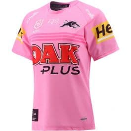 7XL Ladies & Kids Pink NRL oneills Penrith Panthers 2021 Away Jersey Small 