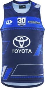 North Queensland Cowboys 2025 NRL Mens Training Singlet