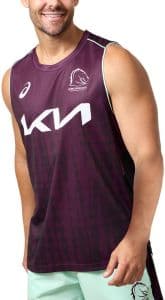 再入荷！NRL Brisbane Broncos シングレット d9de769a8f720031a106994fa51747