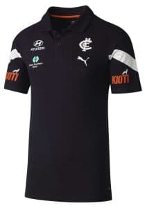 AFL 2022 | 76845501 Team Blues Carlton SavvySupporter | Polo Mens Shirt