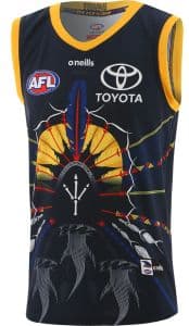 West Coast Eagles AFL 2020 Indigenous ISC Guernsey Adults Sizes S