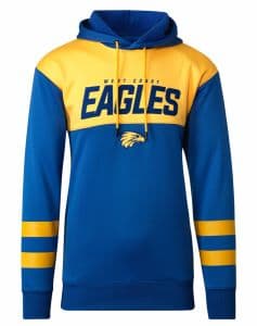 West Coast Eagles 2020 AFL Mens Ultra Hood, AF8757_WC